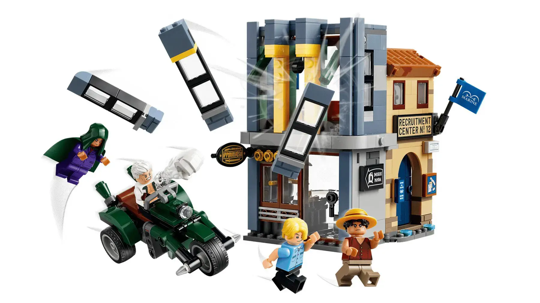 LEGO ONE PIECE 75642 Showdown with Captain Smoker