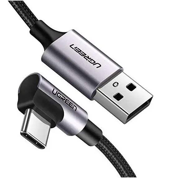 Ugreen 50940, 5 m, USB A, USB C, USB 2.0, 480 Mbps, juoda, sidabrinė