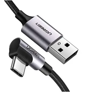 Ugreen 50940, 5 m, USB A, USB C, USB 2.0, 480 Mbps, juoda, sidabrinė