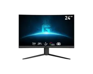 LCD Monitor MSI G24C4 E2 23.6" Business/Curved Panel VA 1920x1080 16:9 180 Hz 1 ms Tilt Colour Blac…