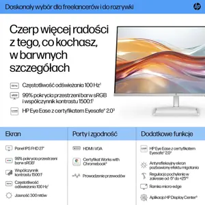 HP 27-inch Series 5 FHD monitor - 527sf