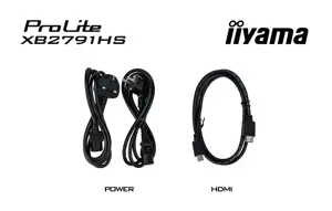 iiyama ProLite XB2791HS-B1 computer monitor 68.6 cm (27") 1920 x 1080 pixels Full HD LED Black