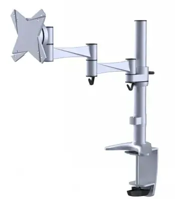 "Neomounts by Newstar" monitoriaus laikiklis ant stalo, tvirtinimas per stalą, 9 kg, 25,4 cm (10"), 76,2 cm (30"), 100 x 100 mm, sidabrinis