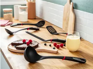 Makaronų šaukštas "Tefal Ingenio" juodas