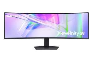 Samsung S95UC, 124.5 cm (49"), 5120 x 1440 pixels, DQHD, LCD, 5 ms, Black