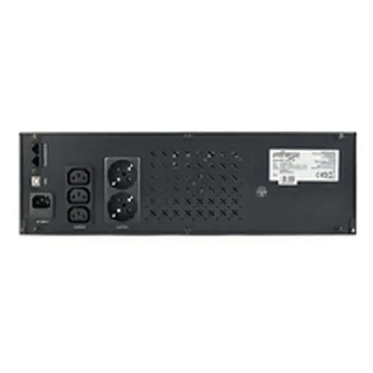 GEMBIRD UPS-RACK-2000 UPS 19 colių 3.4U 2000VA 2xIEC 2x Schuko USB LCD