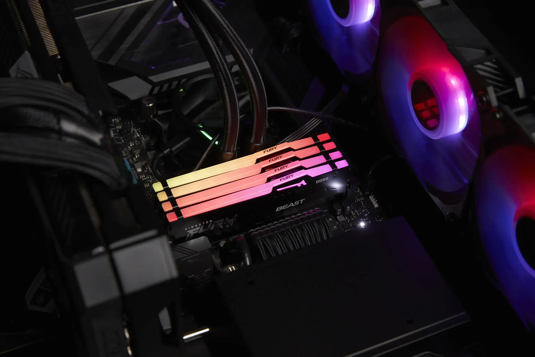 KINGSTON 16GB 5600MT/s DDR5 CL36 DIMM FURY Beast RGB