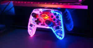 Speedlink wireless gamepad Rait NX RGB PC/Android/Switch, clear (SL-650115-CR)