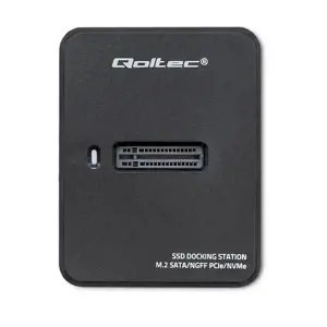 QOLTEC 50313 Prisijungimo stotelė SSD M.2 SATA PCIe NGFF NVMe USB 3.1
