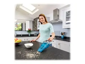 "Black & Decker" rankinis dulkių siurblys WDC215WA mėlynas, titano spalvos, be maišelio