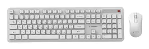 KEYBOARD +MOUSE WRL CYRILLIC/WH KBS-WPS-01-W-CYRL GEMBIRD