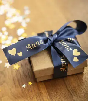 Brother TZE-RN54, Gold on navy, TZe, Black, Thermal transfer, China, 5 year(s)