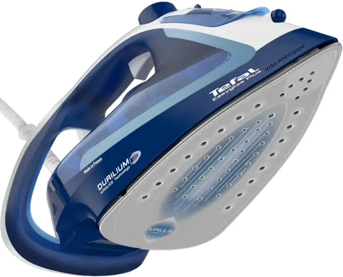 TEFAL | FV5735E0 Easygliss Plus | Steam Iron | 2500 W | Water tank capacity 270 ml | Continuous steam 45 g/min | Steam boost performance 220 g/min | Blue/White