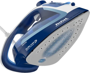 TEFAL | FV5735E0 Easygliss Plus | Steam Iron | 2500 W | Water tank capacity 270 ml | Continuous steam 45 g/min | Steam boost performance 220 g/min | Blue/White