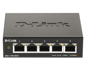 Komutatorius D-Link DGS-1100-05V2 5xGbE