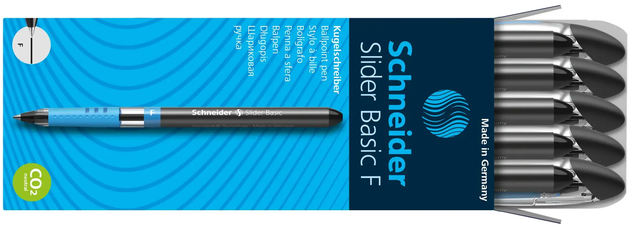 Tušinukas SCHNEIDER SLIDER F, 0,3 mm.