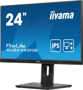 iiyama ProLite XUB2493HS-B6, 60.5 cm (23.8"), 1920 x 1080 pixels, Full HD, LED, 0.5 ms, Black