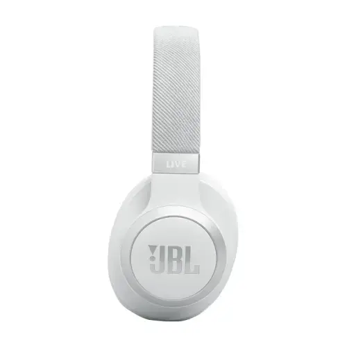 JBL belaidės ausinės "Live 770NC", baltos spalvos