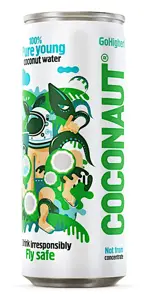 COCONAUT nat. jaunų kokosų vanduo, skardinė, 320ml D
