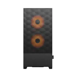 FRACTAL DESIGN "Pop Air" RGB oranžinis šerdis TG skaidrus atspalvis