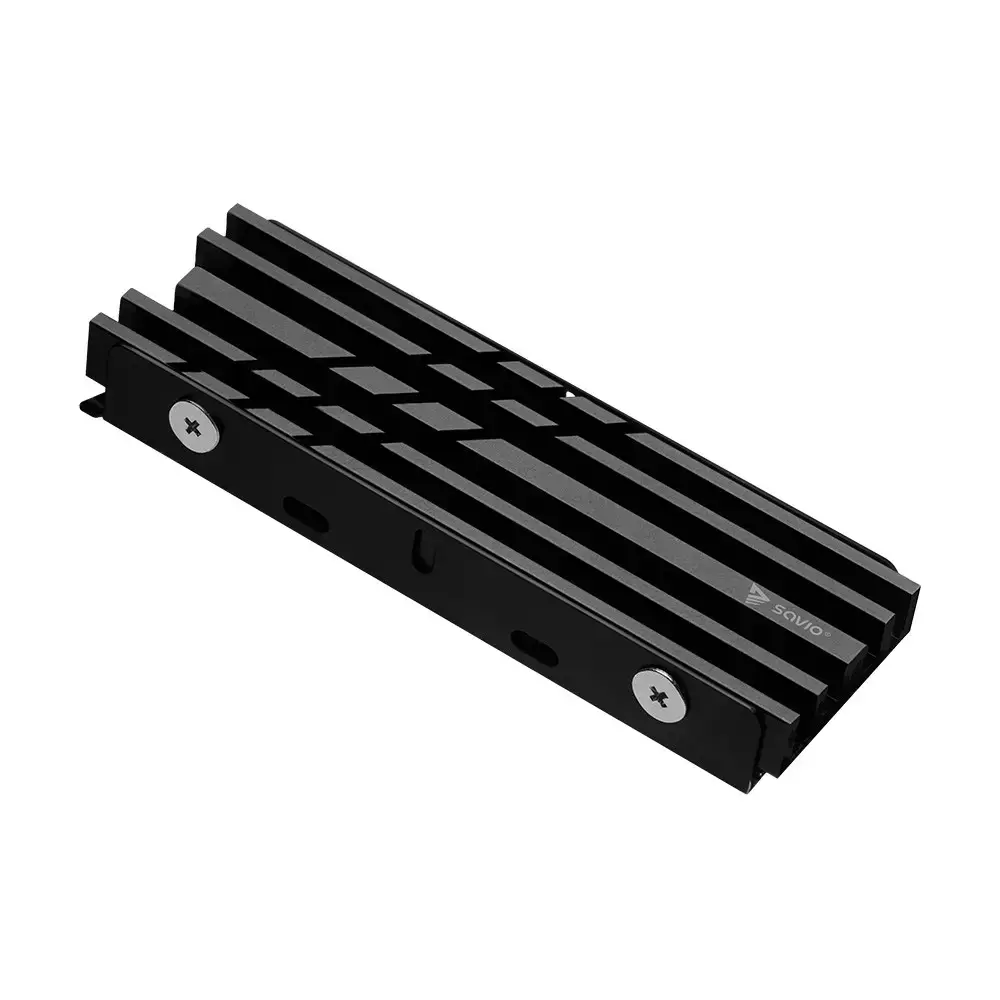 SAVIO aušinimas M.2 NVME 2280 diskams, AK-60, juodas