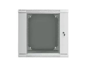LANBERG WF02-6612-10S "Lanberg" sieninė dviejų sekcijų spinta 19 plokščiųjų pakuočių 12U/600x600 mm, pilka