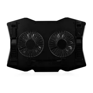 MODECOM CF18 RGB TYLUSIS VENTILIATORIUS JUODAS NEŠIOJAMOJO KOMPIUTERIO AUŠINIMO STOVAS