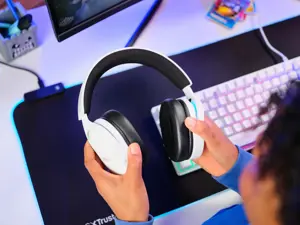 Trust GXT 491W FAYZO, Wired & Wireless, Gaming, 20 - 20000 Hz, 290 g, Headset, Black, White