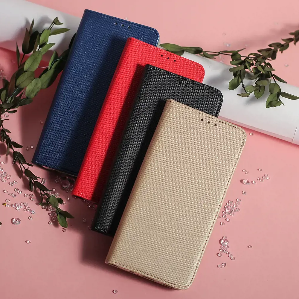 Išmanusis magnetinis dėklas, skirtas Xiaomi Redmi 12 4G / 12 5G, tamsiai mėlynas