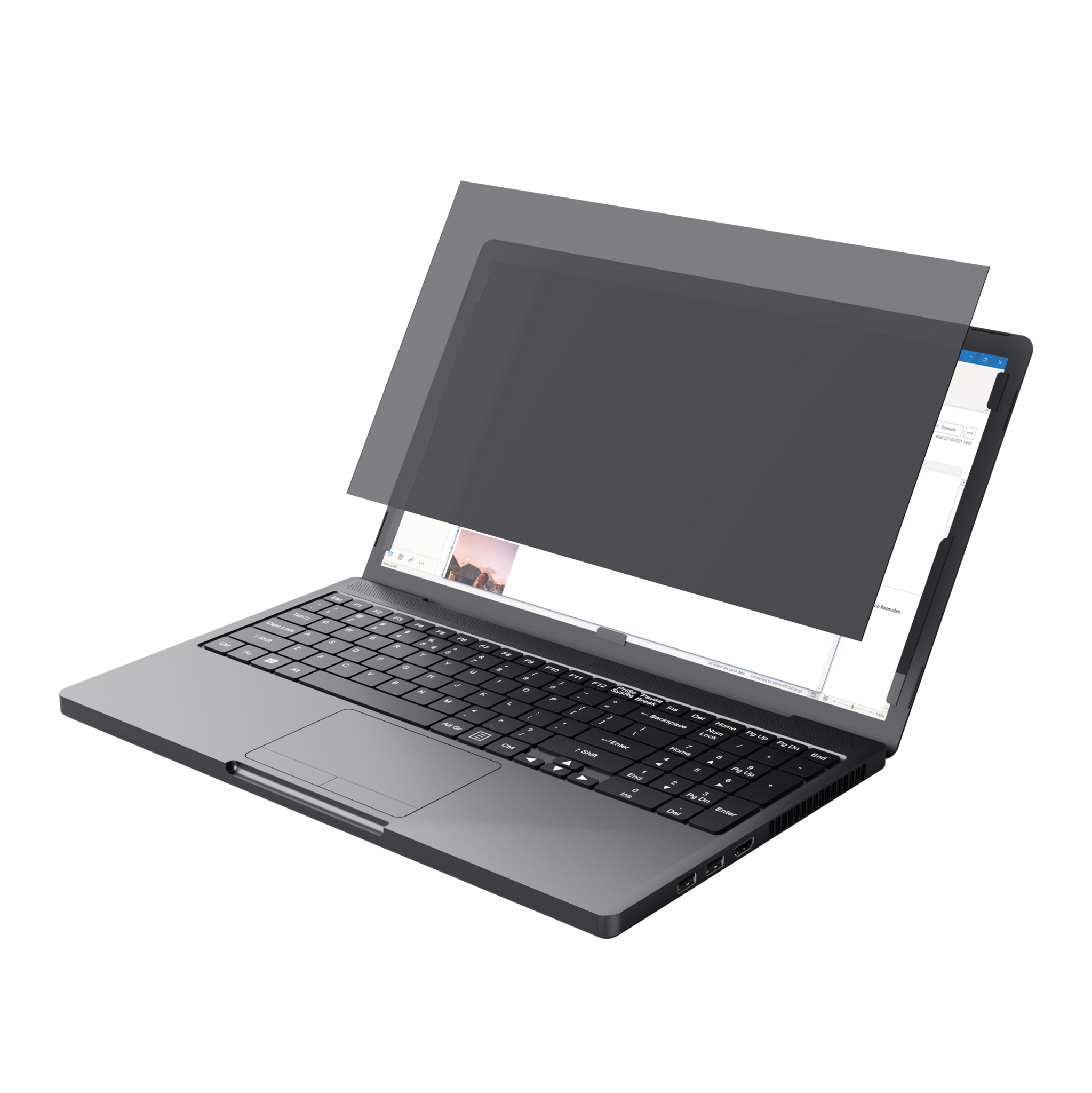 Trust Primo, 39.6 cm (15.6"), Monitor/Laptop, Frameless display privacy filter, Anti-blue, Anti-glare, Privacy, 53 g