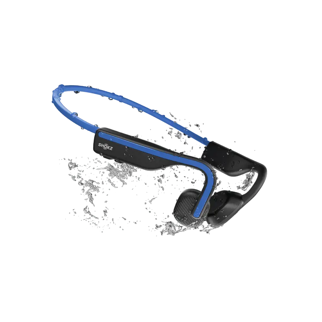 SHOKZ OpenMove, belaidės, skambučiai / muzika, 20 - 20000 Hz, 29 g, ausinės, mėlynos