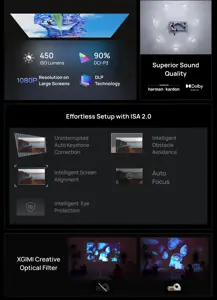 Xgimi projector MoGo 3 Pro Bundle