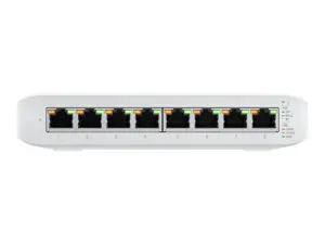UBIQUITI UniFi Switch Lite 8 Gigabit RJ45 prievadai, įskaitant 4x 802.3at PoE+