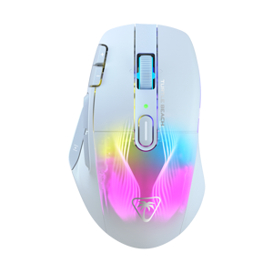 Turtle Beach Kone XP Air, Right-hand, Optical, RF Wireless + Bluetooth, 19000 DPI, White