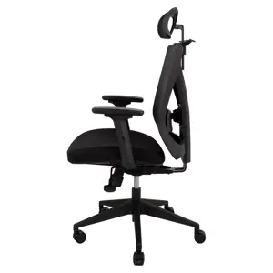 Vadovo kėdė OFFICE4YOU MIKE, plastikinis pagrindas, juoda sp.