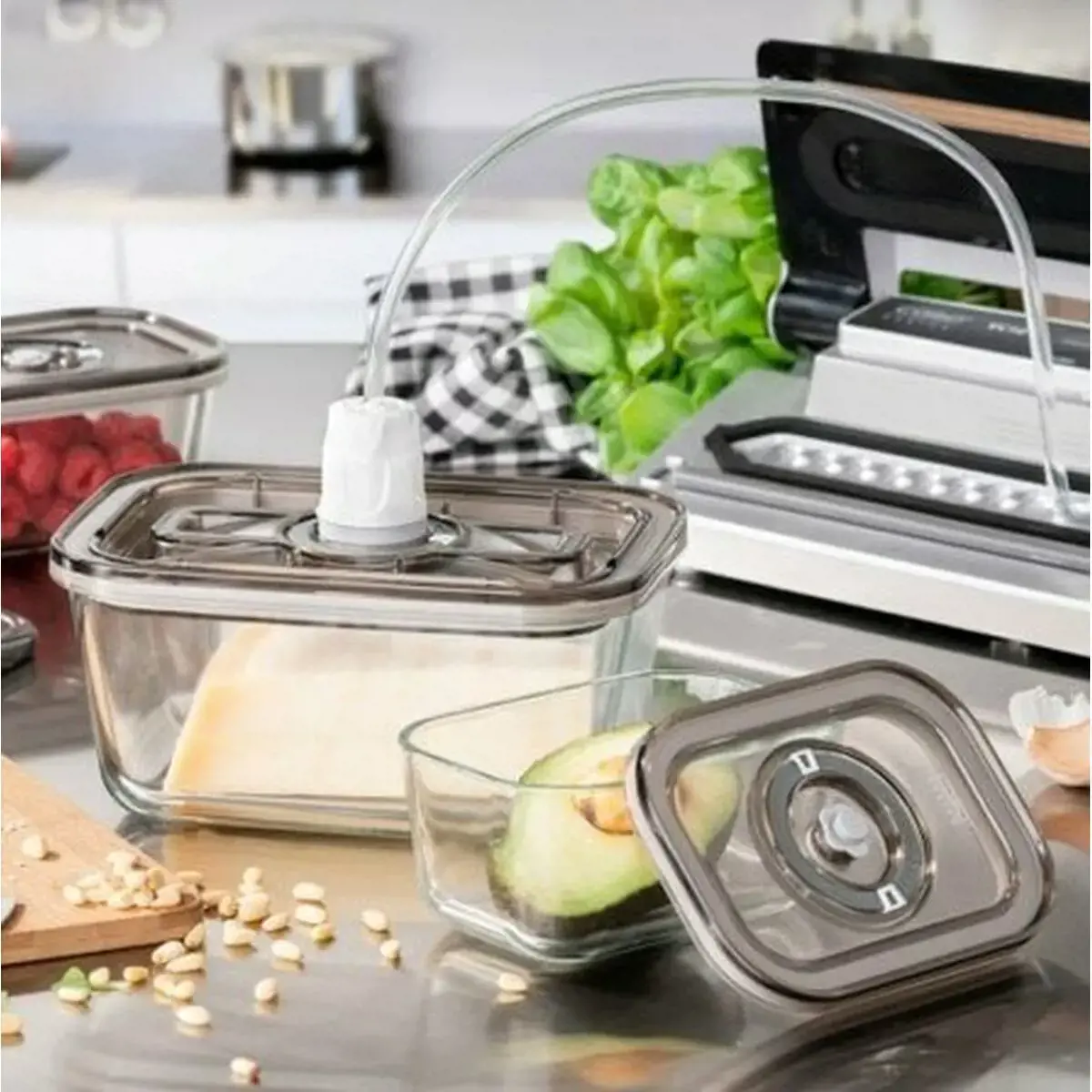 CASO VACUBOXX ECO-SE vakuuminių konteinerių rinkinys