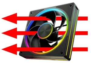 MODECOM VOLCANO LOOP 120 ARGB Reverse Fan Black