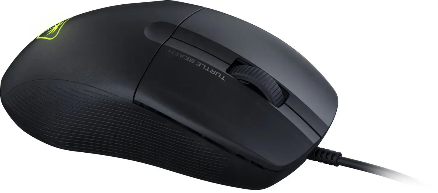 Turtle Beach Pure SEL - Ultra-Light Ergonomic RGB Gaming Mouse, 8K DPI Optical Sensor, Mechanical Switches, Pretension System, Pure PTFE glides, RGB Illumination Black, Right-hand, Optical, USB Type-A, 8000 DPI, Black