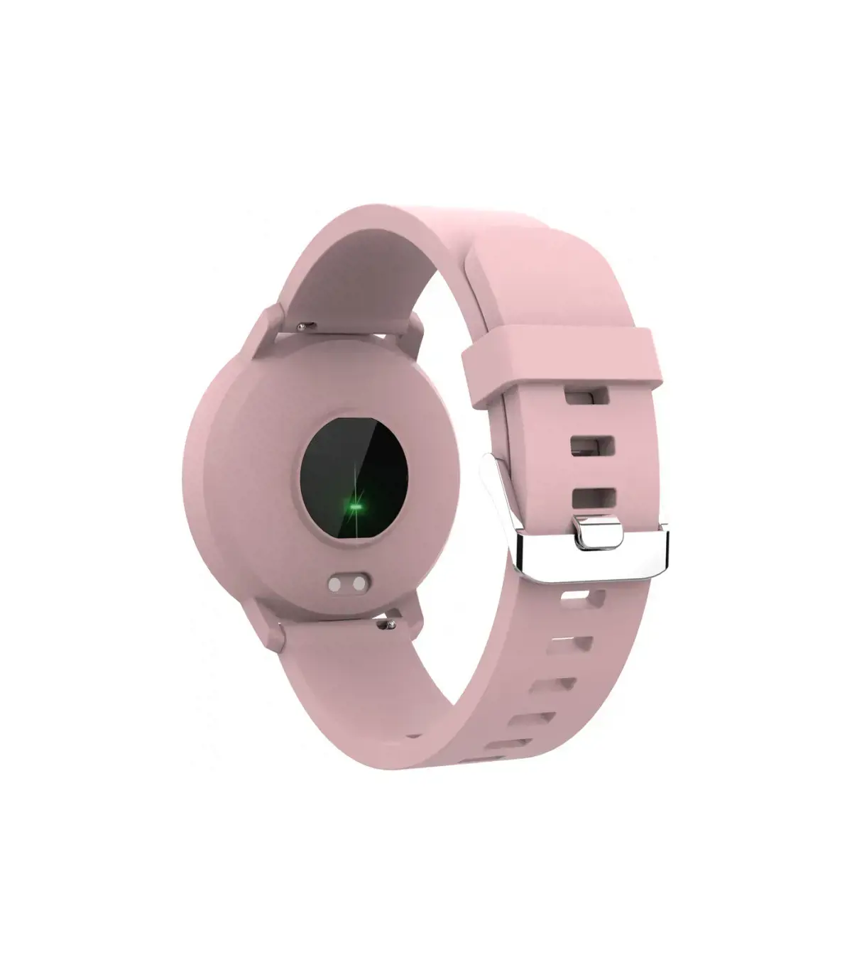 CANYON Išmanusis laikrodis, 1,3 colio IPS jutiklinis ekranas, apvalus laikrodis, IP68 atsparus vandeniui, daugiasportinis režimas, BT5.0, suderinamas su "iOS" ir "Android", rausvas, šeimininkas: 25,2*42,5*10,7 mm, dirželis: 20*250 mm, 45 g