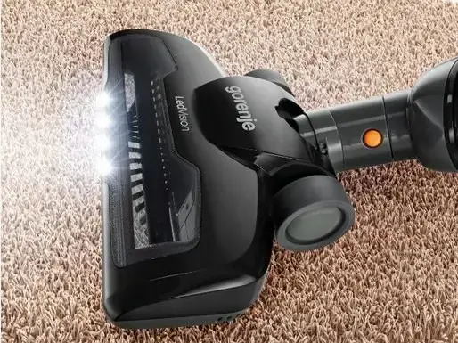 "Gorenje" dulkių siurblys SVC144FBK Akumuliatorinis darbinis, rankinis ir rankinis, 14,4 V, Veikimo laikas (maks.) 38 min, Juodas, Garantija 24 mėn., Akumuliatoriaus garantija 12 mėn.