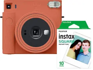 Momentinis fotoaparatas Fujifilm instax Square SQ1 + instax square 10 vnt., Oranžinė