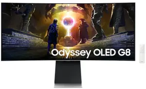 Monitor SAMSUNG 34" Gaming/Smart/Curved/21 : 9 Panel OLED 3440x1440 21:9 175Hz 0.03 ms Speakers Swi…