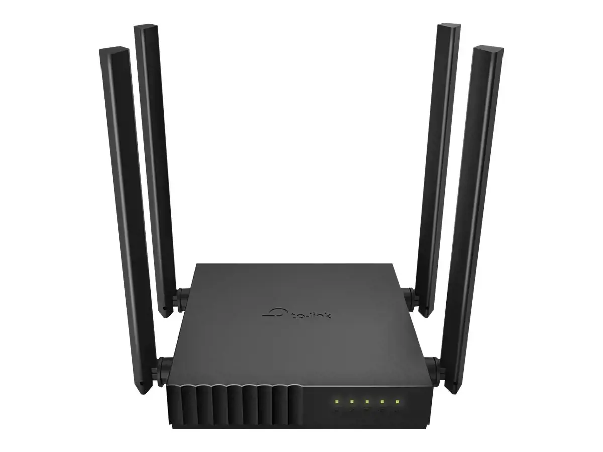 TP-Link Archer C54, "Wi-Fi 5" (802.11ac), dviejų dažnių (2,4 GHz / 5 GHz), Ethernet LAN, 4G, juodas, stalinis maršrutizatorius