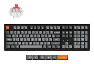 Keychron K10 Max RGB - US Layout - Hot-Swappable Super Red Wireless Keyboard