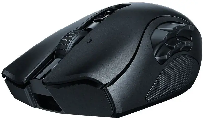 "Razer Naga V2 Pro" žaidimų pelė, RGB LED apšvietimas, 2,4 GHz, "Bluetooth", belaidė, juoda