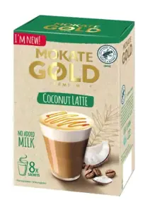 Kavos gėrimas MOKATE Gold Premium Vegan Coconut, 8 x 14g