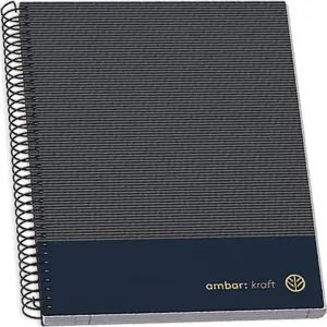 A5 Hardcover Sp Bk 100sh Kraft Sq