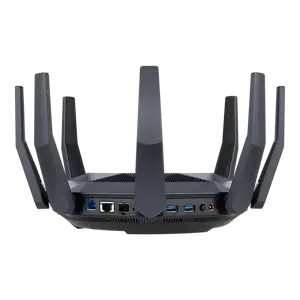 ASUS RT-AX89X AX6000 AiMesh, "Wi-Fi 6" (802.11ax), dviejų dažnių (2,4 GHz / 5 GHz), Ethernet LAN, 3G, juodas, stalinis maršrutizatorius