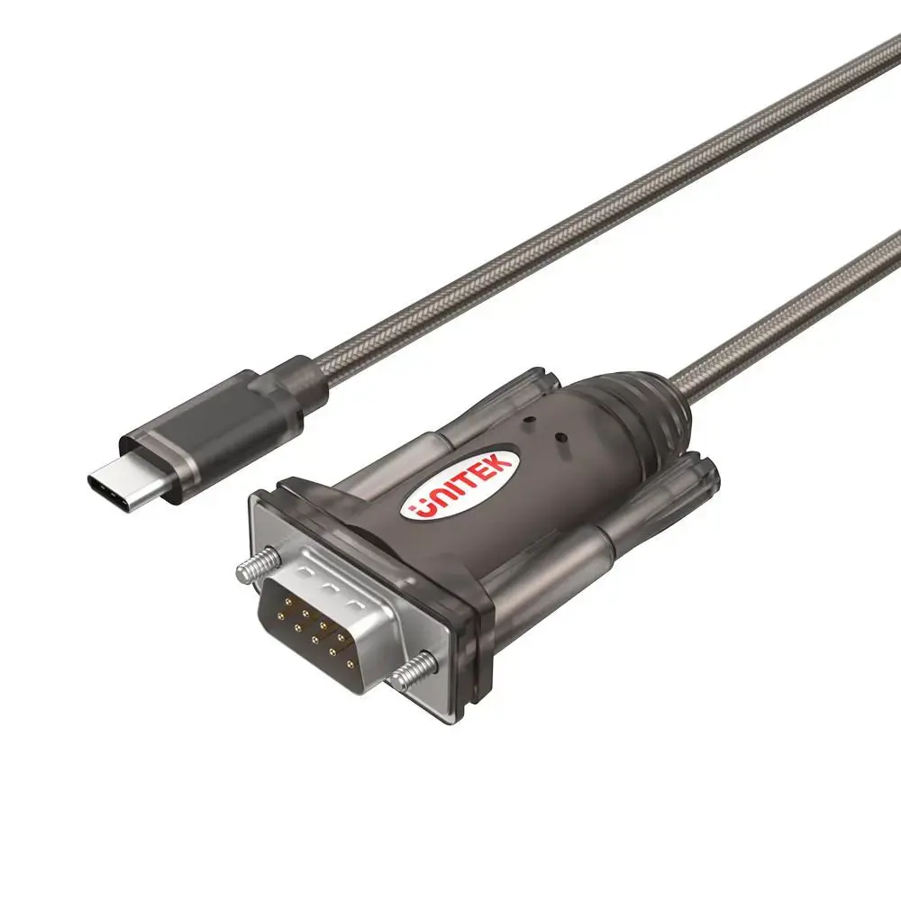 UNITEK Y-1105K nuoseklusis kabelis Juodas 1,5 m DB-9