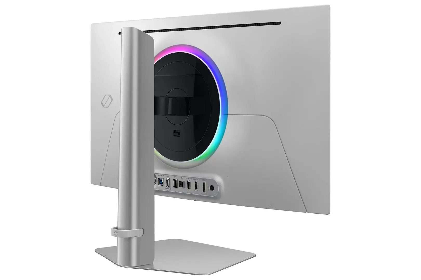 Samsung G60SD computer monitor 68.6 cm (27") 2560 x 1440 pixels Quad HD OLED Silver